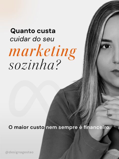 Você realmente está economizando
ao cuidar do marketing da sua empresa sozinha?

Ou está deixando de investir TEMPO
no que realmente faz o seu negócio crescer?

Enquanto você cria posts, responde mensagens e tenta dar conta de tudo, decisões importantes acabam ficando para depois.

Delegar o marketing não é perder o controle.
É ganhar tempo para vender mais, fortalecer sua marca e liderar sua empresa com estratégia. 🤍

Conte comigo!
🔗 Link na BIO.